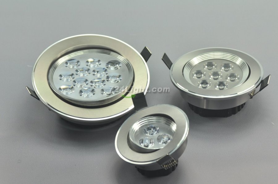 12W CL-HQ-04-12W LED Spotlight Cut-out 114mm Diameter 5.4" Gray Recessed LED Dimmable/Non-Dimmable LED Ceiling light