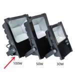 DMX512 RGB LED Flood Light 100W AC110-220V Outdoor IP66 LED WallWasher BLACK Aluminum Case Tempering Glass Cover High Lumen Security Light,Tunnel Spotlight Garden Landscape Lawn Lamp