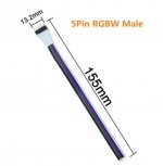 10pcs Pack (5Pair) 5pin RGBW/RGBWW LED Strip Connectors