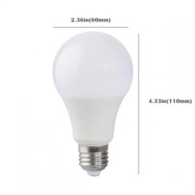 6 Pack 9Watt 750LM G60 LED Bulb Light (60W Equivalent) E27 Screw Base 100-240V AC Non-dimmable 60mm White Light LED Globe