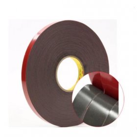 30M (100Feet) Roll 1mm Thick Red Coating VHB Tape, Heavy Duty Mounting Tape Adhesive, Foam Tape for Led Strip Lights, Home and Office Decoration