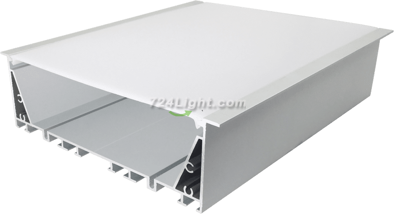 Slotted Edge Recessed Seamless Butt Jointable Linear Light Housing Kit 16550