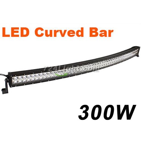 300W Curved LED Light Bar Double Row 100*3W CREE LED Work Light For Car Driving
