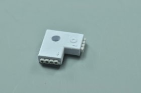 RGB 4pin "L" "T" ''+" "一" Type Connector For LED RGB Strip connecter to 90 180 360 degrees Both for 5050 3528 RGB Strip