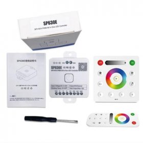 SP630E All-in-One SPI + 5CH PWW LED Controller Bluetooth Music Controller for LED Strips and LED Lights iOS/Android App Control