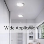15.74 Inch 32W LED Light Fixtures Ceiling Flush Mount for Bedroom, Kitchen, BathroomLamps Ultrathin