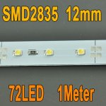 39.3inch 2835 Rigid LED Strips 72LED 1M 12V DC Aluminium Rigid Strip Light