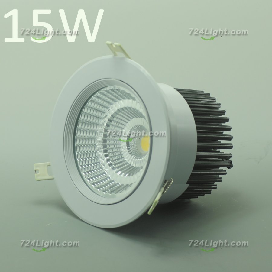 LED Spotlight 15W Cut-out 94MM Diameter 4.3\" White Recessed LED Dimmable/Non-Dimmable LED Ceiling light