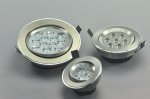 3W CL-HQ-04-3W LED Down Light Cut-out 70.5mm Diameter 3.4" Gray Recessed Dimmable/Non-Dimmable LED Down Light