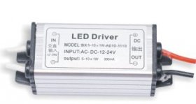5-10x1W LED Power Supply 300mA DC 15V-36V Output Low Pressure Waterproof AC 12-24V Input LED Driver For LED Tubes Spotlight Ceiling Light