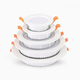 4PCS Pack Low Profie LED Downlight 3W/5W/7W/12W/15W/18W/24W CRI80 Anti-Fog Fixed Head Recessed Ceiling Light