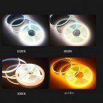 LED STRIP LIGHT COB FLEXIBLE 24V STRIP LIGHT 5 METER(16.4FT) 480LEDS
