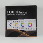 12-24V 8A×4 LED RGB Touch Series LED Round Controller For RGB LED Strip