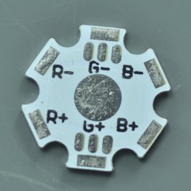 1w 3w Watt 20mm 6 Pin RGB LED Star Aluminum Base Plate