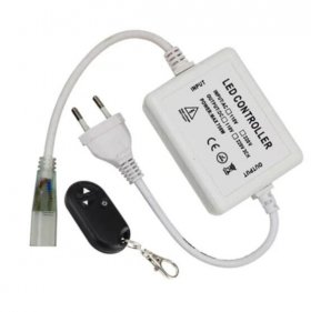110V/220V AC LED Dimmer for AC 110V/220V LED Strip Lights， RF Wireless Dimmer Switch