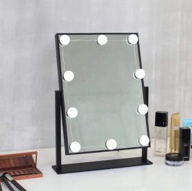 Hollywood Style LED Vanity Mirror Lights Kit with 10 Dimmable Medium Size Light Bulbs, Perfect for Makeup Vanity Table Set in Dressing Room