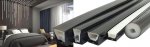 16.4FT(5Meters) 16*16mm 120° Top Emitting IP67 Waterproof Flexible Full Black Silicon LED NEON Tube Housing Fit for 10mm Wide LED Strip Light