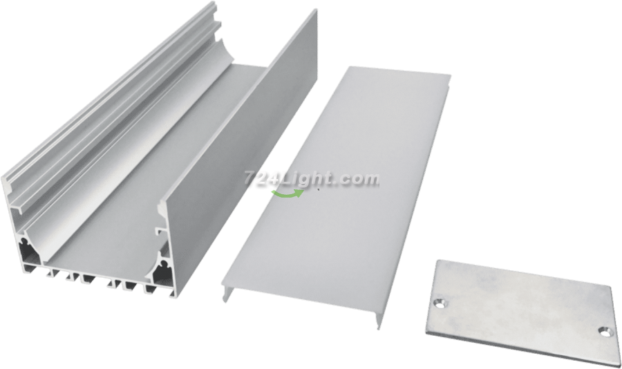 10 cm 10035 splicable office commercial high-end linear light straight light aluminum groove shell kit