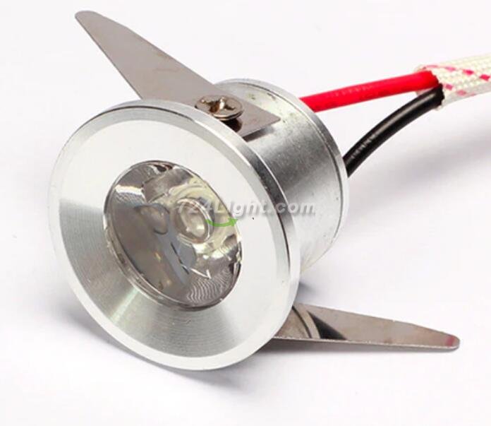 Mini 1W LED Downlight - Diameter 32mm (1.26inch) - 30 Degree Mini Recessed LED Light Small Ceiling Downlight Cabinet LED Light with LED Driver