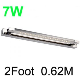 Rotatable 7W LED Bathroom Light 2Foot 0.62M 5050LED Mirror lighting With Waterproof Driver Mirror Front Light