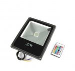 RGB Color Changing LED Floodlight with Remote Controller IP65 Waterproof