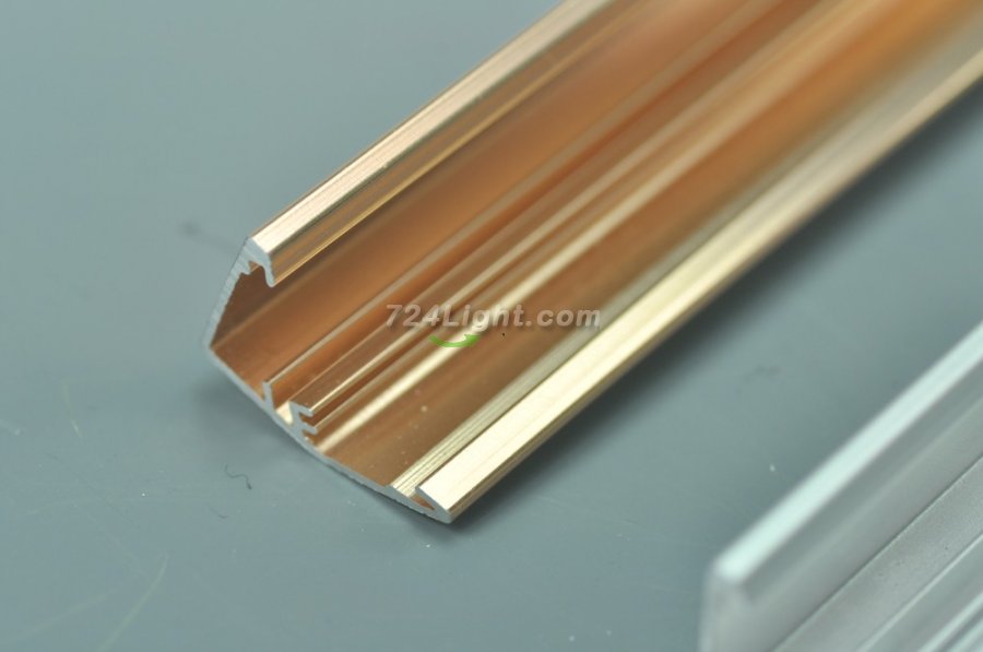 V Style LED Aluminium Extrusion LED Aluminum Channel 1 meter(39.4inch) with Reflector