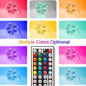 32.8ft Led Lights RGB Led Strip Lights Color Changing Lights with 44 Keys Remote,1 Roll of 32.8ft