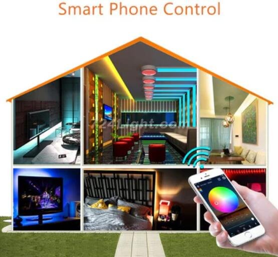 CROW Bluetooth RF Controller for RGB/RGBW LED Lights via Tuya work with Amazon Echo and Google Home