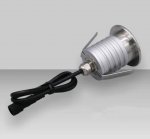 8PCS Pack 1W/3W IP67 Waterproof Dimmable Anti-Glare Stainless Steel Outdoor Cellular LED Underground Light
