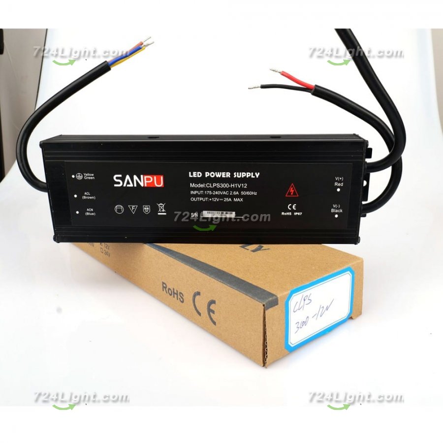 12V 300 WATT LED POWER SUPPLY 25A LED POWER SUPPLIES FOR LED STRIPS LED LIGHT