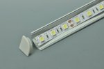 0.5 meter 19.7" LED 90Â° Right Angle Aluminium Channel PB-AP-GL-006 16 mm(H) x 16 mm(W) For Max Recessed 10mm Strip Light LED Profile With Arc Diffuse Cover