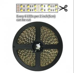 High CRI90 LED Light Strip, SMD3528-1200 240 LEDs 1200LM Per Meter, Double Row Flexible LED Strips, 15mm Wide 12V Tape