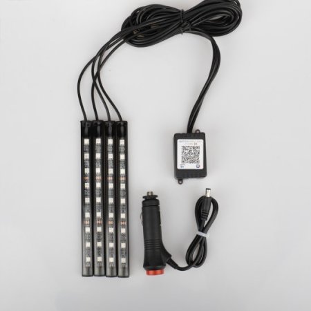 (image for) Car decorative light, 5050 9led car LED one for four indoor foot lights