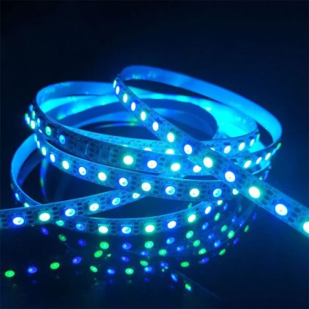 (image for) SK6812 BUILT-IN IC MONOCHROME WHITE/ WARM WHITE 5V 5050 LED 5m/16.4ft MARQUEE WITH 60LEDs/M SINGLE POINT SINGLE CONTROL