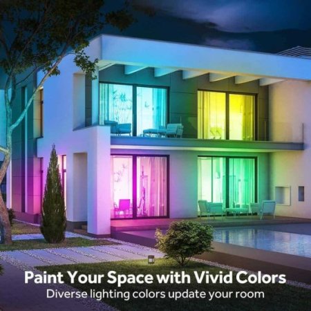 (image for) Led Strip Lights 16.4ft W/ Remote Controller and Power Supply