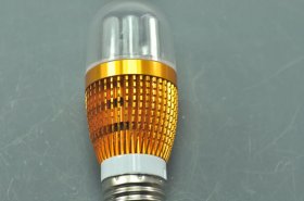 Mini 3W E27 Golden/Silver Shell LED Globe bulb