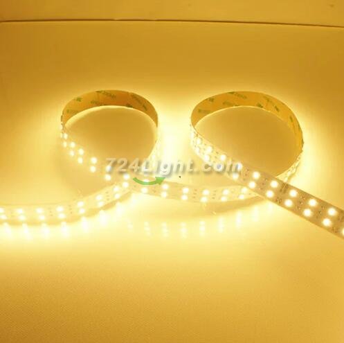 12V Dimmable SMD3528-1200 Double Row Flexible LED Strips 240 LEDs 1200lm Per Meter 15mm Width