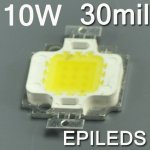 EPILEDS 10W High Power LED Chip 800 Lumens 30*30mil For Diy LED light