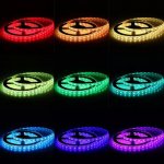 RGB LED Strip Lights, 32.8FT/10M SMD5050 300leds Waterproof RGB Color Changing LED Strip Light Kit