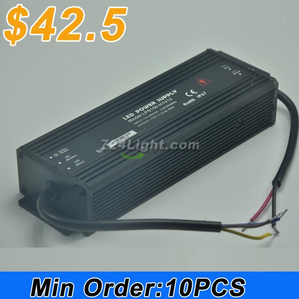 Wholesale 12V 12.5A LED Power Supply 150 Watt LED Power Supplies Rain-proof For LED Strips LED Light