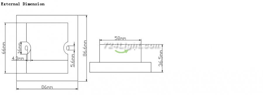 DC12-24V 3x4A RF Wireless Led Touch Panel RGB Controller For LED Strip Lights