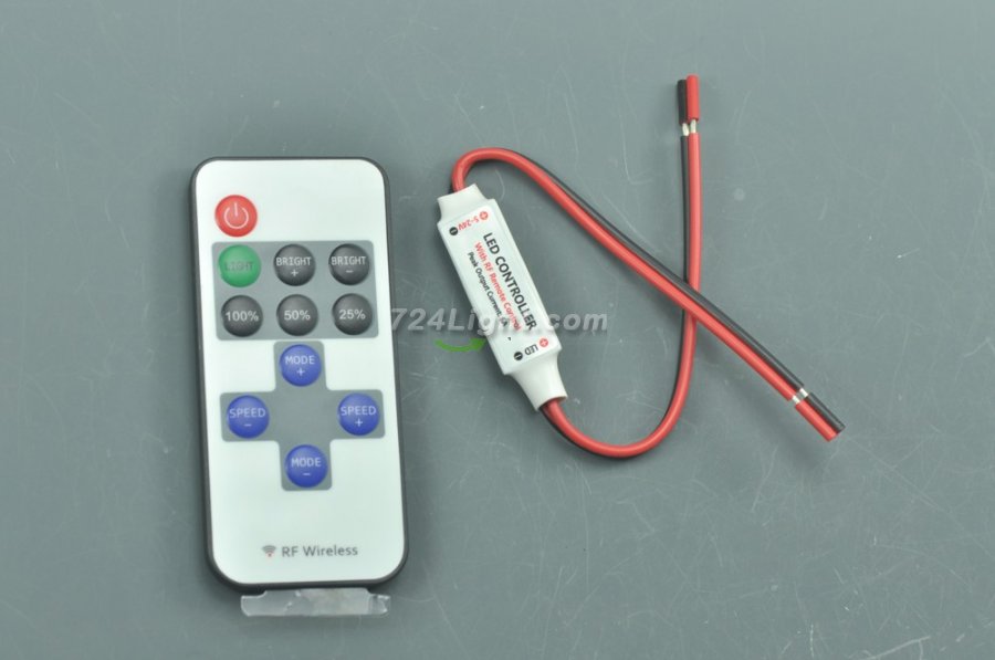 Sync Mini Wireless Single Color LED Remote Controller for 3528 5050 5630 LED Strip LED Lighting One Remote Control all Controller