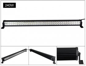 240W Off Road LED Light Bar Double Row 80*3W CREE LED Work Light For Car Driving