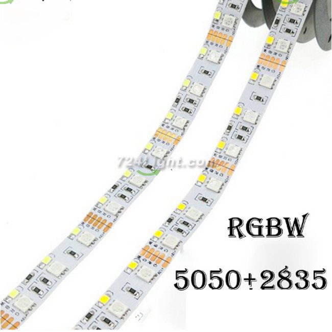 Article the LED lamp with 2835 + 5050 LED lamp belt RGBW Strip Light 12mm width 5meter(16.4ft)600LEDs