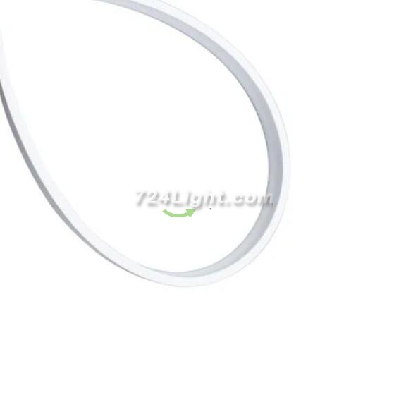 1M/5M/10M/20M Pack of T0515 LED Neon Light Housing Kit with End Caps and Mounting Clips, Flexible Neon Channel Fit for 12mm Wide LED Strip Lights