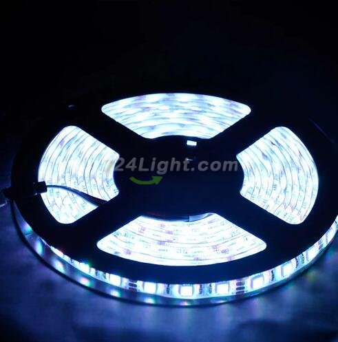 16.4FT/5M SMD5050-300 LED Strips RGB Color High Density Tri-Chip 60 LEDs Per Meter 10mm Wide RGB LED Tape