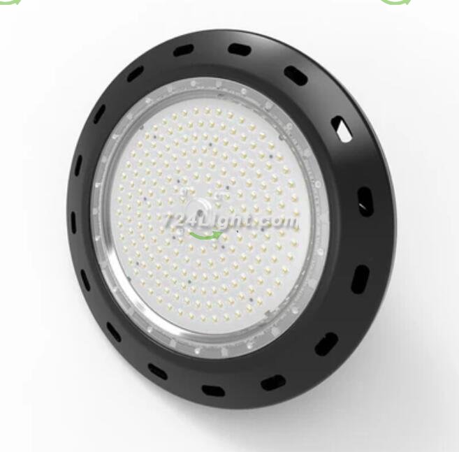 150W UFO LED High Bay Light Fixture 13000LM CRI>80 IP65 Waterproof 100-277VAC Non-Dimmable for Warehouse & Supermarket