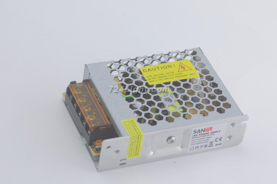 12V 5A LED Power Supply 60 Watt LED Power Supplies For LED Strips LED Lighting