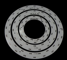 20W 15W 12W SMD 5630 5730 Circular Ceiling Light Aluminum Plate Combination Diameter 250mm 190mm 130mm