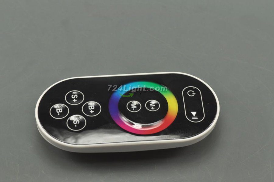 2.4G Full Color LED RGB Strip RFController DC12V-24V 3Channels 24A Touchable Remote Controller